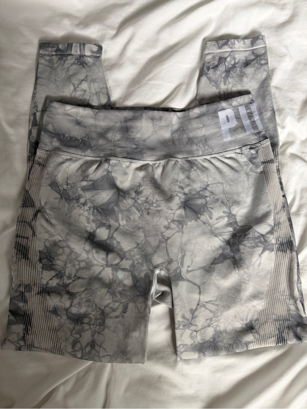 PINK Victoria's Secret Gray Marble Seamless Leggings